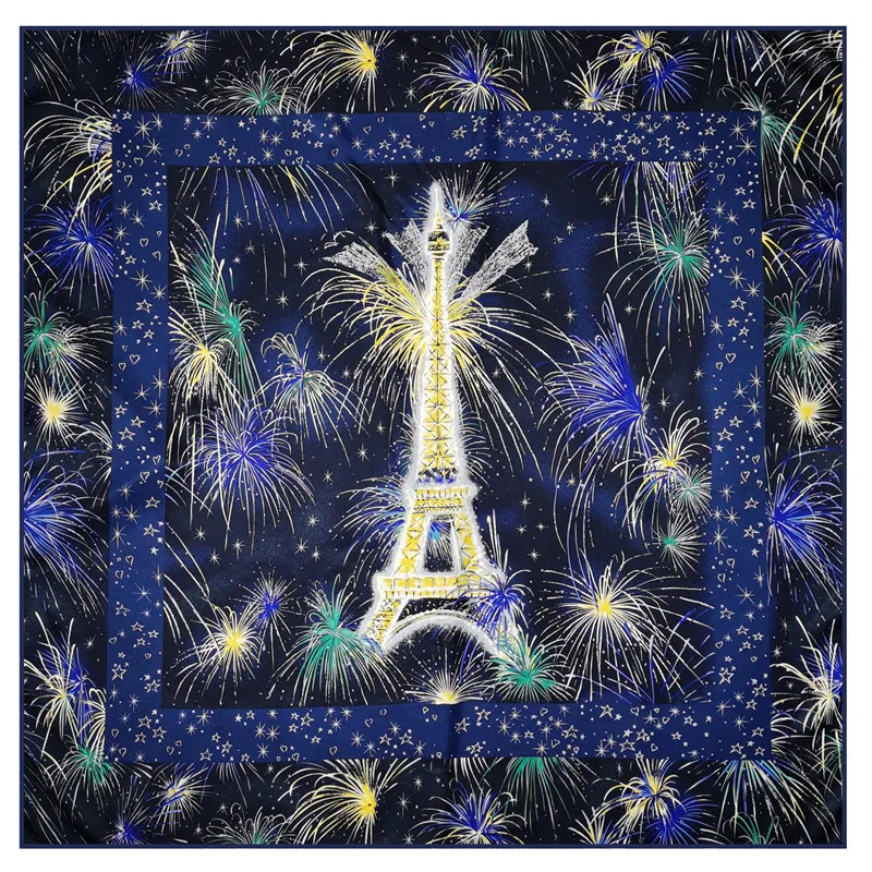 Manual Hand Rolled Twill Silk Scarf Women Fireworks Tower Print Square Scarves Echarpes Curled Foulards Femme Wrap Bandana Hijab
Manual Hand Rolled Twill Silk Scarf Women Fireworks Tower Print Square Scarves Echarpes Curled Foulards Femme Wrap Bandana Hijab