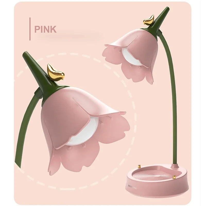 Flower LED Desk Lamp Student Bedroom Room Lighting Touch Reading Lamp Eye Protection Multi-function Lamp Table Light
Flower LED Desk Lamp Student Bedroom Room Lighting Touch Reading Lamp Eye Protection Multi-function Lamp Table Light