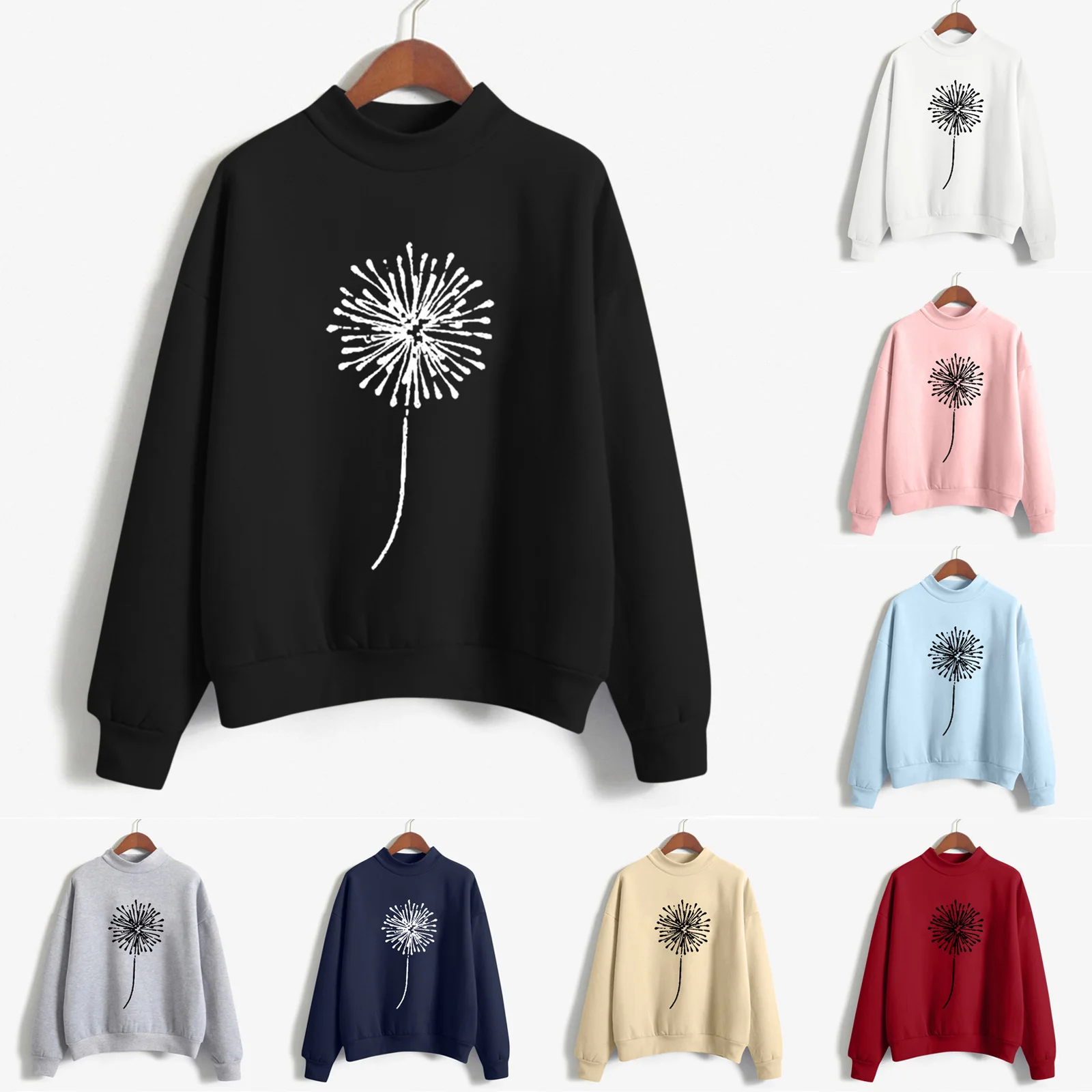 Womens Autumn And Winter Casual Hoodie Hoodie Dandelion Print Long Sleeve Hoodie Comfy Womens Sweatshirts
Womens Autumn And Winter Casual Hoodie Hoodie Dandelion Print Long Sleeve Hoodie Comfy Womens Sweatshirts