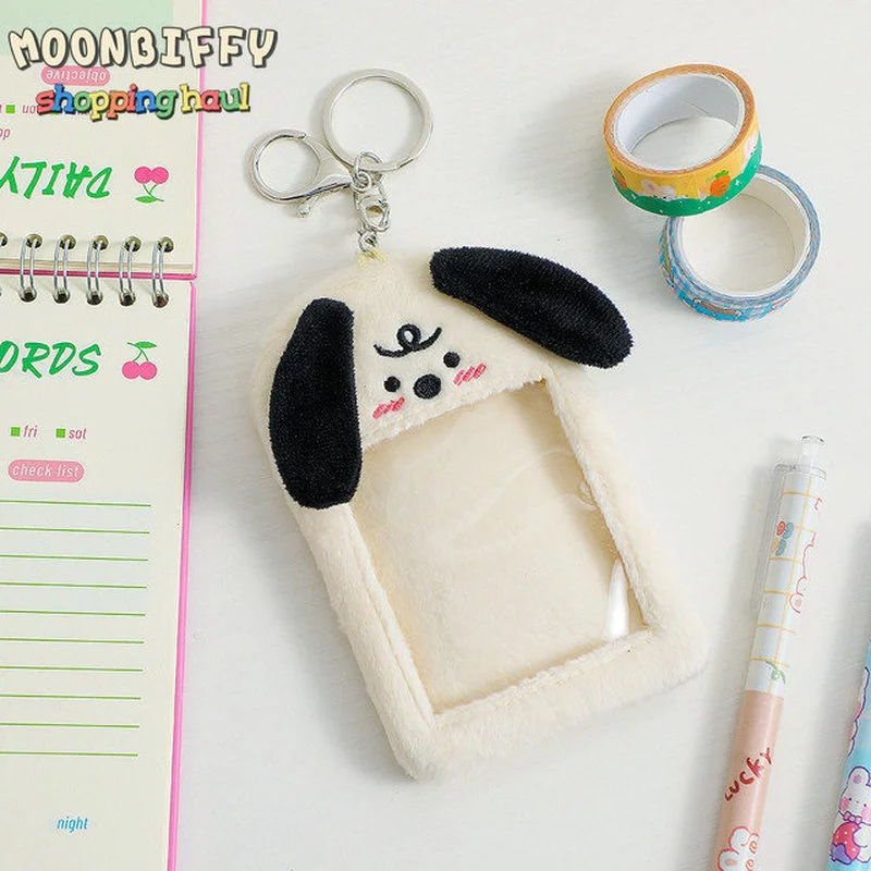 Korea Cute Bear Rabbit Plush Photocard Holder Kawaii Kpop Idol Photo Sleeve Case ID Card Cover With Keychain Bag Pendant Decor
Korea Cute Bear Rabbit Plush Photocard Holder Kawaii Kpop Idol Photo Sleeve Case ID Card Cover With Keychain Bag Pendant Decor