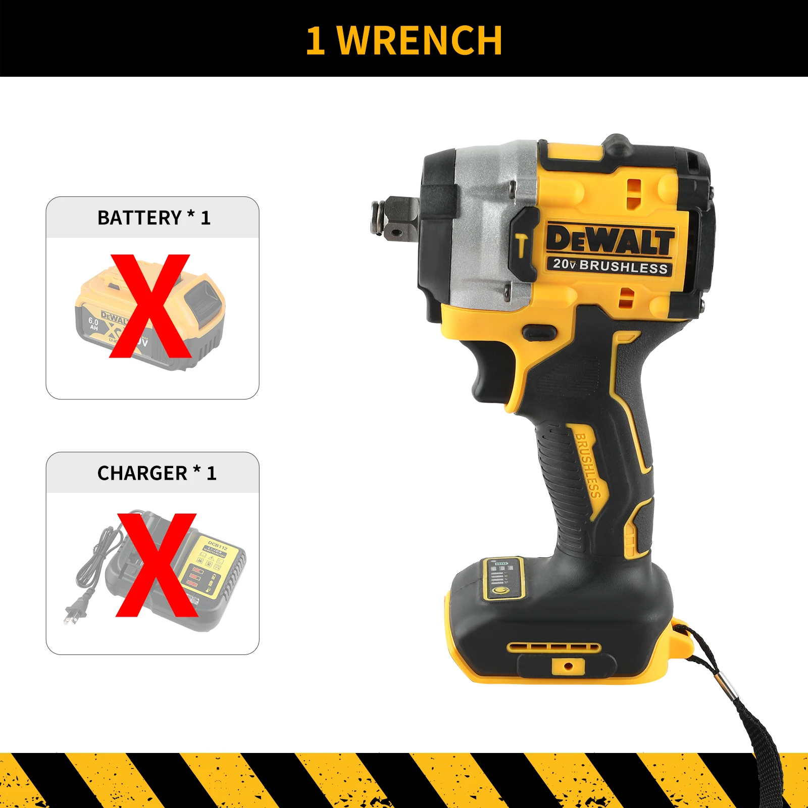 Аккумуляторный гайковерт DEWALT DCF921 Atomic 20В
Аккумуляторный гайковерт DEWALT DCF921 Atomic 20В