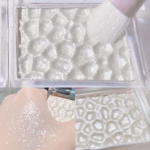 Ice Cubes Highlighter Makeup Palette Water-Light Pearl White Champagne Gold Jelly Gel Face Contour Brighten Eye Shadow Cosmetic