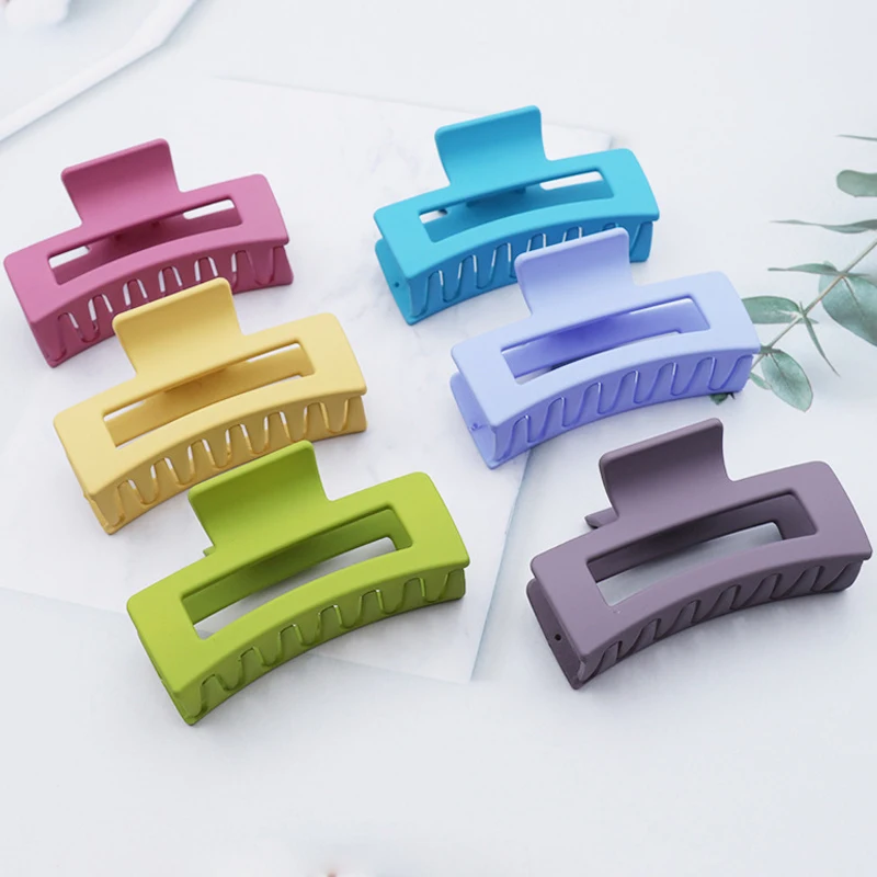 candy color Girls Hair Claws women Plastic Hair Clip Headwear Large Size Hairpin Crab Barrette Fashion Ornament Hair Accessories
candy color Girls Hair Claws women Plastic Hair Clip Headwear Large Size Hairpin Crab Barrette Fashion Ornament Hair Accessories