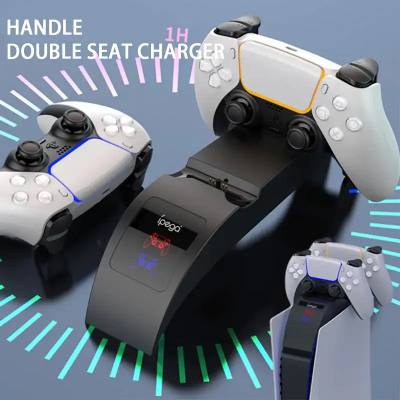 Black Game Handle Charger Ps5 Rainbow Bridge Double With Charging Indicator Light Long Battery For Charging P5 Handle
Black Game Handle Charger Ps5 Rainbow Bridge Double With Charging Indicator Light Long Battery For Charging P5 Handle