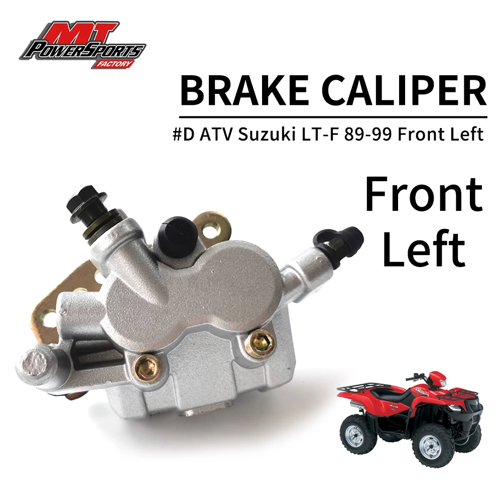 For ATV Kawasaki KLF300 1989-2003 KLF400 1995-1999 Suzuki LT-F 300F 1999-2002 Motorcycle Brake Caliper Assy Disc Front Left 
For ATV Kawasaki KLF300 1989-2003 KLF400 1995-1999 Suzuki LT-F 300F 1999-2002 Motorcycle Brake Caliper Assy Disc Front Left