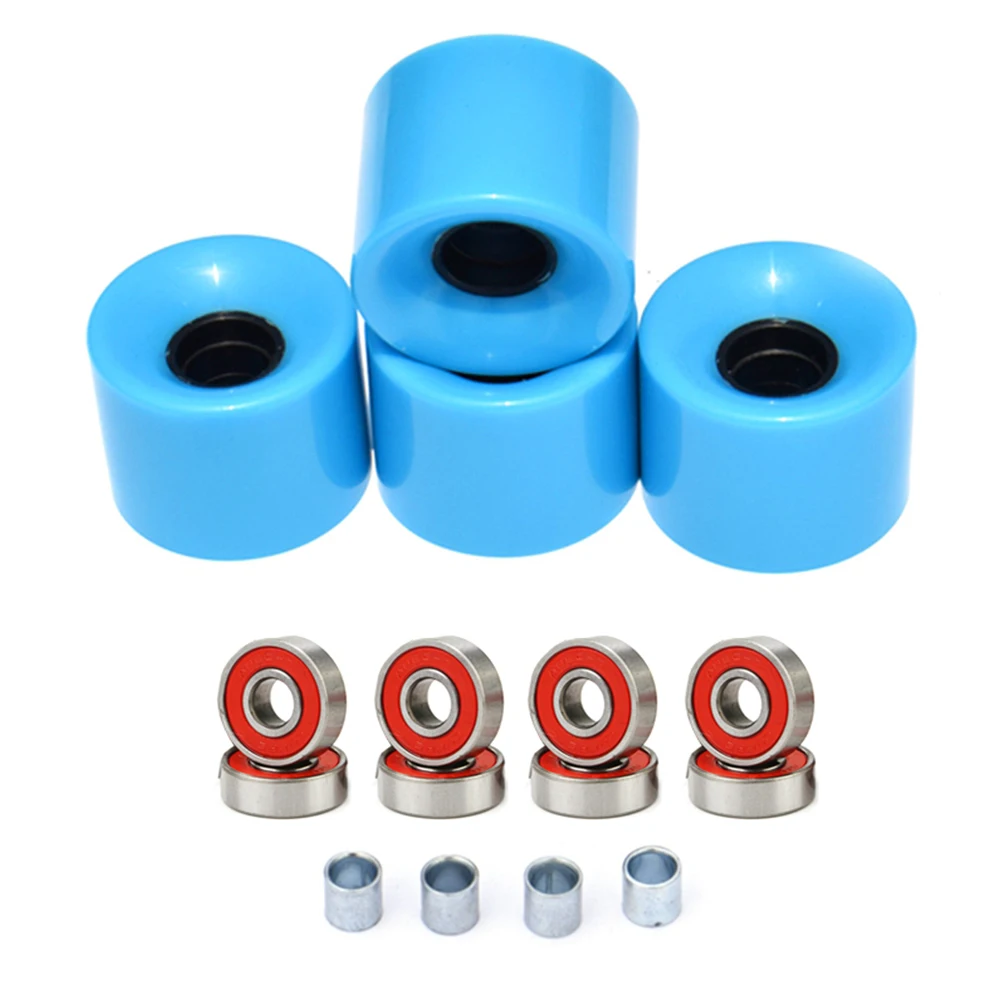 4Pcs 60x45mm 78A Skateboard Longboard Wheels ABEC-9 Bearing Spacers Set Standard Skateboards Street Skating Accessories Parts
4Pcs 60x45mm 78A Skateboard Longboard Wheels ABEC-9 Bearing Spacers Set Standard Skateboards Street Skating Accessories Parts