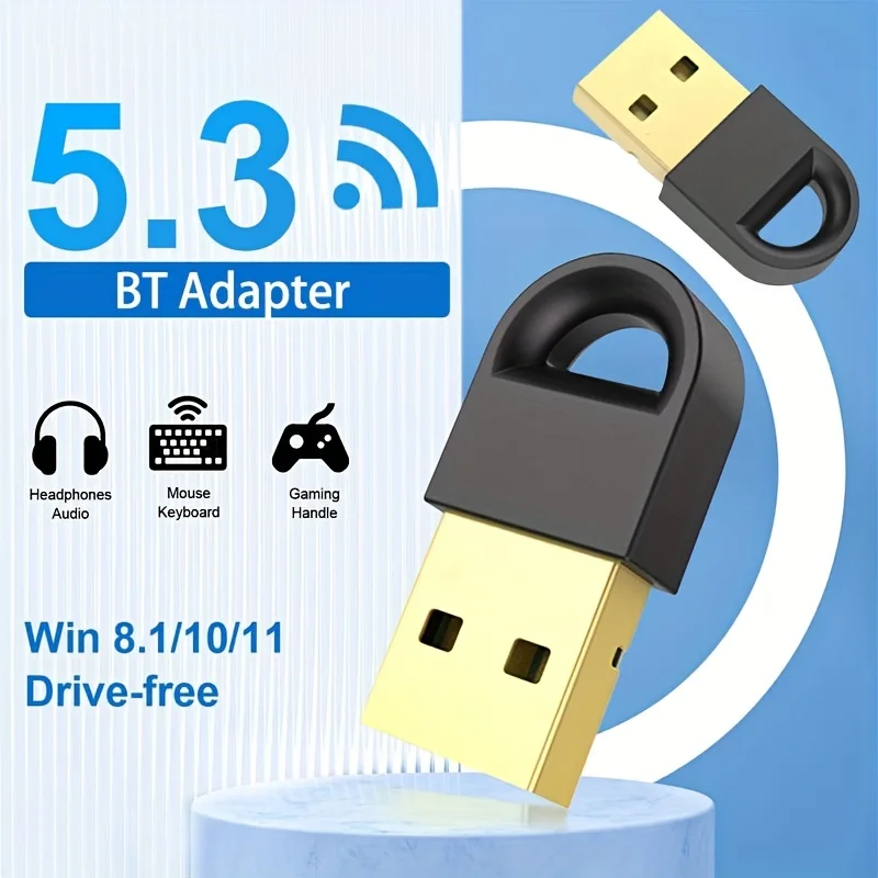 USB BT 5.3 Adapter For PC Speaker Wireless Mouse Music Audio Receiver Transmitter
USB BT 5.3 Adapter For PC Speaker Wireless Mouse Music Audio Receiver Transmitter