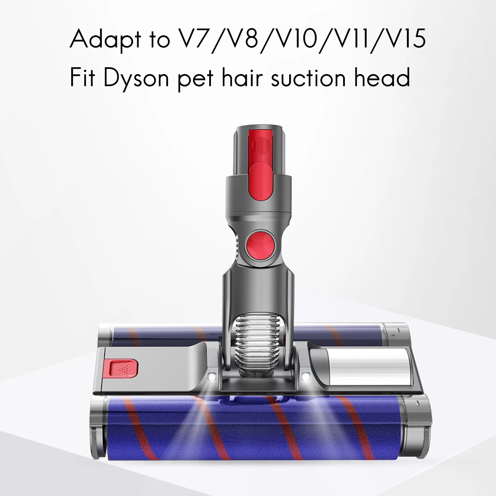 For Dyson Vacuum Cleaner V7 V8 V10 V11 V15 Universal Soft Velvet Double Row Rolling Brush with Lamp Floor Brush Head
For Dyson Vacuum Cleaner V7 V8 V10 V11 V15 Universal Soft Velvet Double Row Rolling Brush with Lamp Floor Brush Head