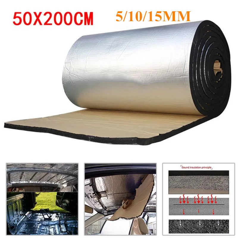50x200 см 5/10/15 мм автомобильный коврик для звукоизоляции, шумоизоляция, наклейка для капота двигателя
50x200 см 5/10/15 мм автомобильный коврик для звукоизоляции, шумоизоляция, наклейка для капота двигателя