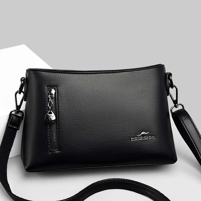 Fashion Brand Trend Designer Handbag Women'S Leather Hobo Casual Vintage Shoulder Bag For Lady Korean Black Sling Crossbody Bags
Fashion Brand Trend Designer Handbag Women'S Leather Hobo Casual Vintage Shoulder Bag For Lady Korean Black Sling Crossbody Bags
