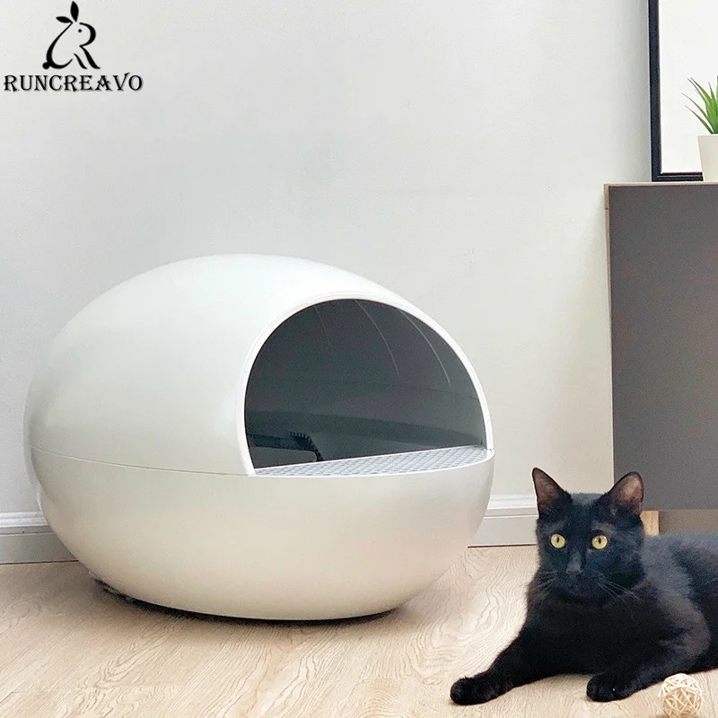 Intelligent Fully Automatic Cat Toilet Anti-splash Eggs Cats Litter Box Electric Cleaning Cat House Cat Sand Tray with Shovel
Intelligent Fully Automatic Cat Toilet Anti-splash Eggs Cats Litter Box Electric Cleaning Cat House Cat Sand Tray with Shovel