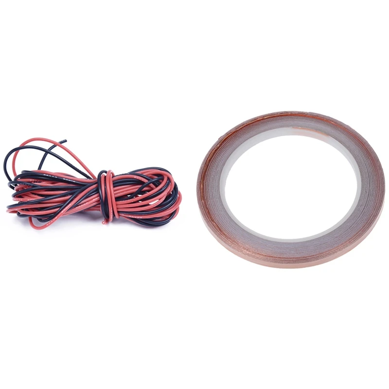 2X 26 Gauge AWG Silicone Rubber Wire Cable Red Black Flexible With Copper Tape - 5 Mm(Length 50 Ft)
2X 26 Gauge AWG Silicone Rubber Wire Cable Red Black Flexible With Copper Tape - 5 Mm(Length 50 Ft)