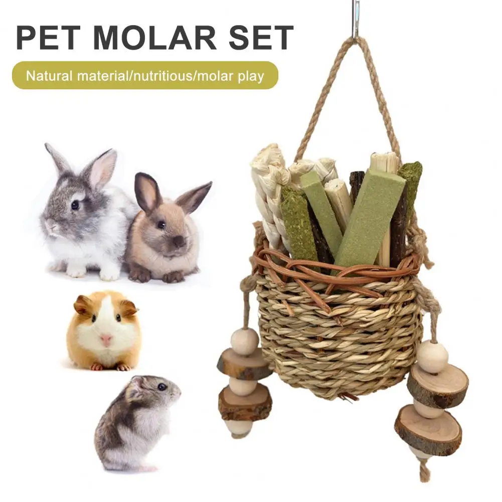 Pet Toy Pet Chew Toy Natural Grass Wood Bunny Chew Toys Teeth Grinding Treats for Small Pets Hamsters Guinea Pigs Chinchillas
Pet Toy Pet Chew Toy Natural Grass Wood Bunny Chew Toys Teeth Grinding Treats for Small Pets Hamsters Guinea Pigs Chinchillas