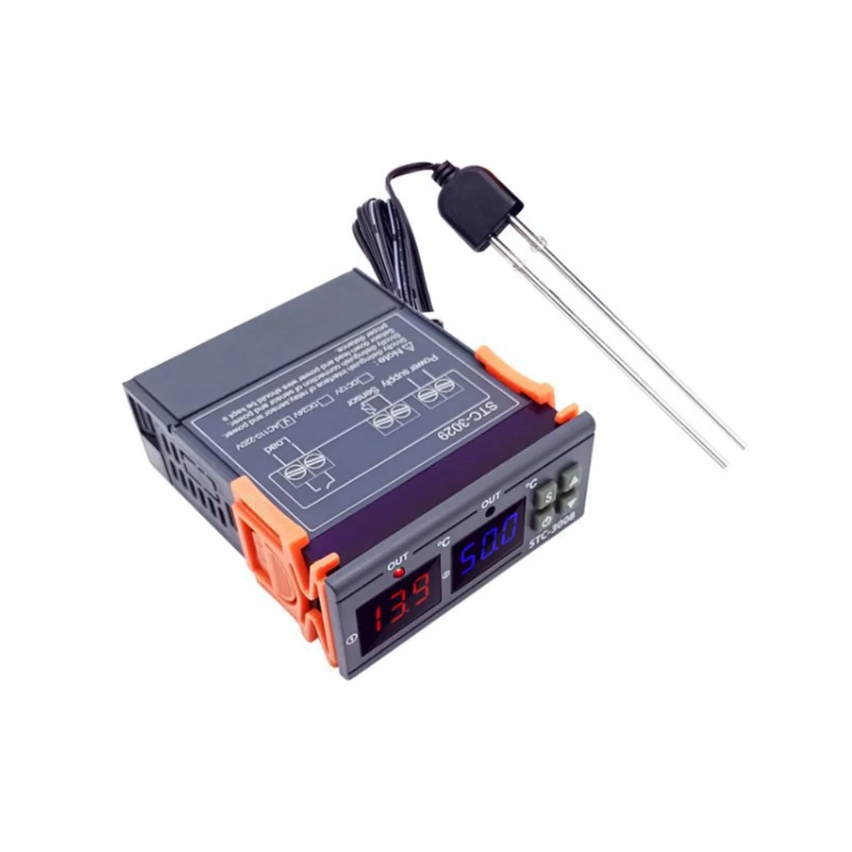 STC-3029 Moisture Controller Soil Moisture Sensor Module Soil Moisture Tester for Plants Farming DC24V
STC-3029 Moisture Controller Soil Moisture Sensor Module Soil Moisture Tester for Plants Farming DC24V