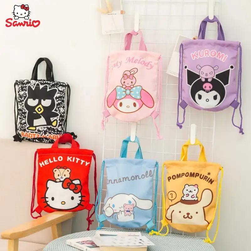 Kawaii Sanliou Cinnamorroll Kuromi My Melody Kitty Cartoon Cute Canvas Handbag Environmental Backpack Folding Storage Bag
Kawaii Sanliou Cinnamorroll Kuromi My Melody Kitty Cartoon Cute Canvas Handbag Environmental Backpack Folding Storage Bag