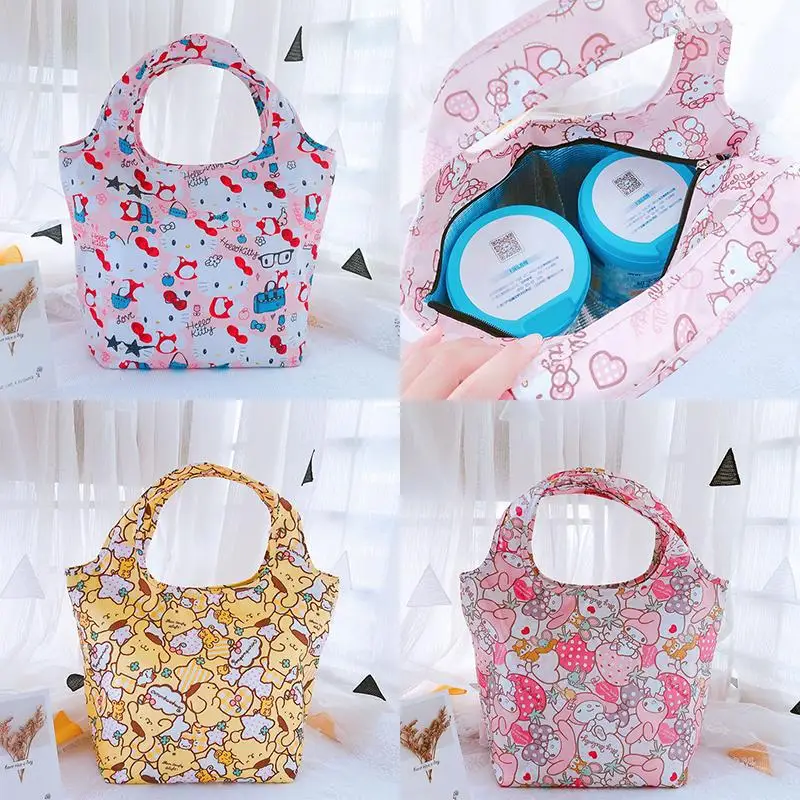 Sanrios Insulation Bags Hello Kittys Cartoon Student Girl Heart High Capacity Water Proof Portable Foldable Outdoor Picnic Bag
Sanrios Insulation Bags Hello Kittys Cartoon Student Girl Heart High Capacity Water Proof Portable Foldable Outdoor Picnic Bag