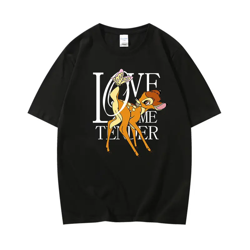 Disney Bambi Joint Short-sleeved T-shirt Women's 2022 Summer New Design Trend Loose Casual Commuter Women's Top Ladies Tops
Disney Bambi Joint Short-sleeved T-shirt Women's 2022 Summer New Design Trend Loose Casual Commuter Women's Top Ladies Tops