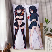 Anime Kill La Kill Matoi Ryuuko Dakimakura Sexy Pillowcase Pillow Cover Full Body Hugging Cushion Case Otaku Home Bedding Decor