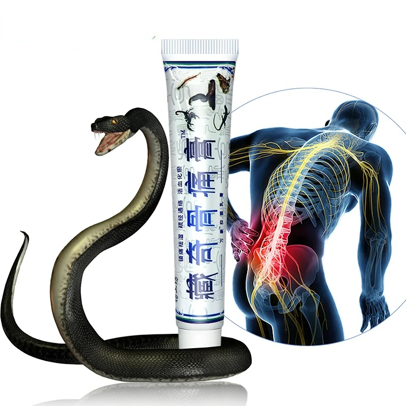 

Snake Oil Arthritis Analgesic Ointment Body Joint Back Neck Knee Pain Relief Cream Chinese Herbal Medical Joint Cream S044
