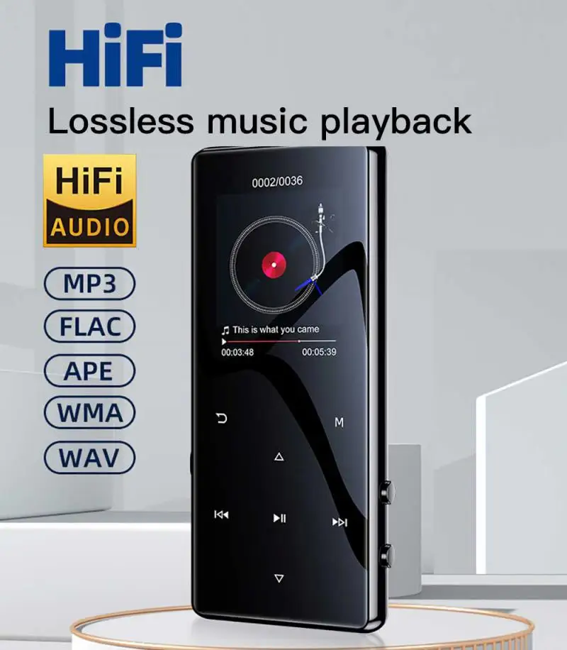 MP3 Player Bluetooth HiFi Lossless Sound Built-in Speaker Support Recording MP3 Player For Video E-book Touch Screen Walkman 
MP3 Player Bluetooth HiFi Lossless Sound Built-in Speaker Support Recording MP3 Player For Video E-book Touch Screen Walkman