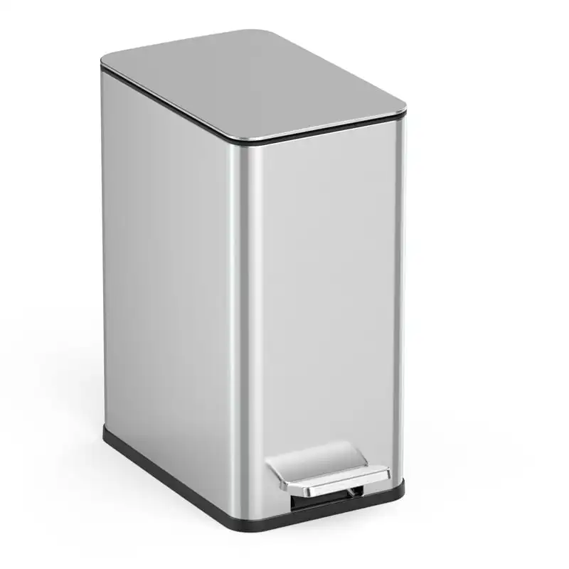 Gallon Trash Can, Slim Step On Bathroom Trash Can, Stainless Steel Trash rack Hanging trash can Black square bathroom trash can
Gallon Trash Can, Slim Step On Bathroom Trash Can, Stainless Steel Trash rack Hanging trash can Black square bathroom trash can