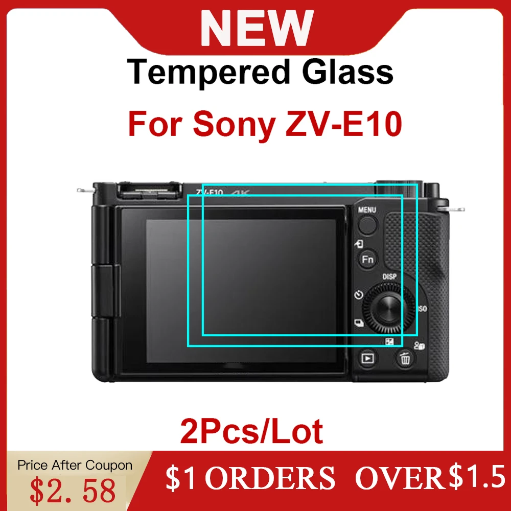 2PCS Tempered Glass For Sony Zve10 ZV-E10 Zv E 10 Water-proof Camera Screen Protector HD Clear LCD Protective Film Glass Cover 
2PCS Tempered Glass For Sony Zve10 ZV-E10 Zv E 10 Water-proof Camera Screen Protector HD Clear LCD Protective Film Glass Cover