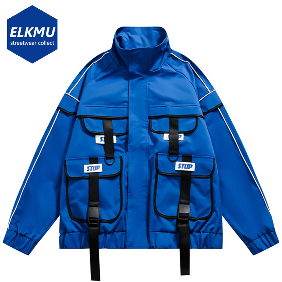Куртка-карго Techwear в стиле хип-хоп, куртка на молнии большого размера, новинка 2022, функциональная куртка на пуговицах с лентами и карманами, с...
Куртка-карго Techwear в стиле хип-хоп, куртка на молнии большого размера, новинка 2022, функциональная куртка на пуговицах с лентами и карманами, с...