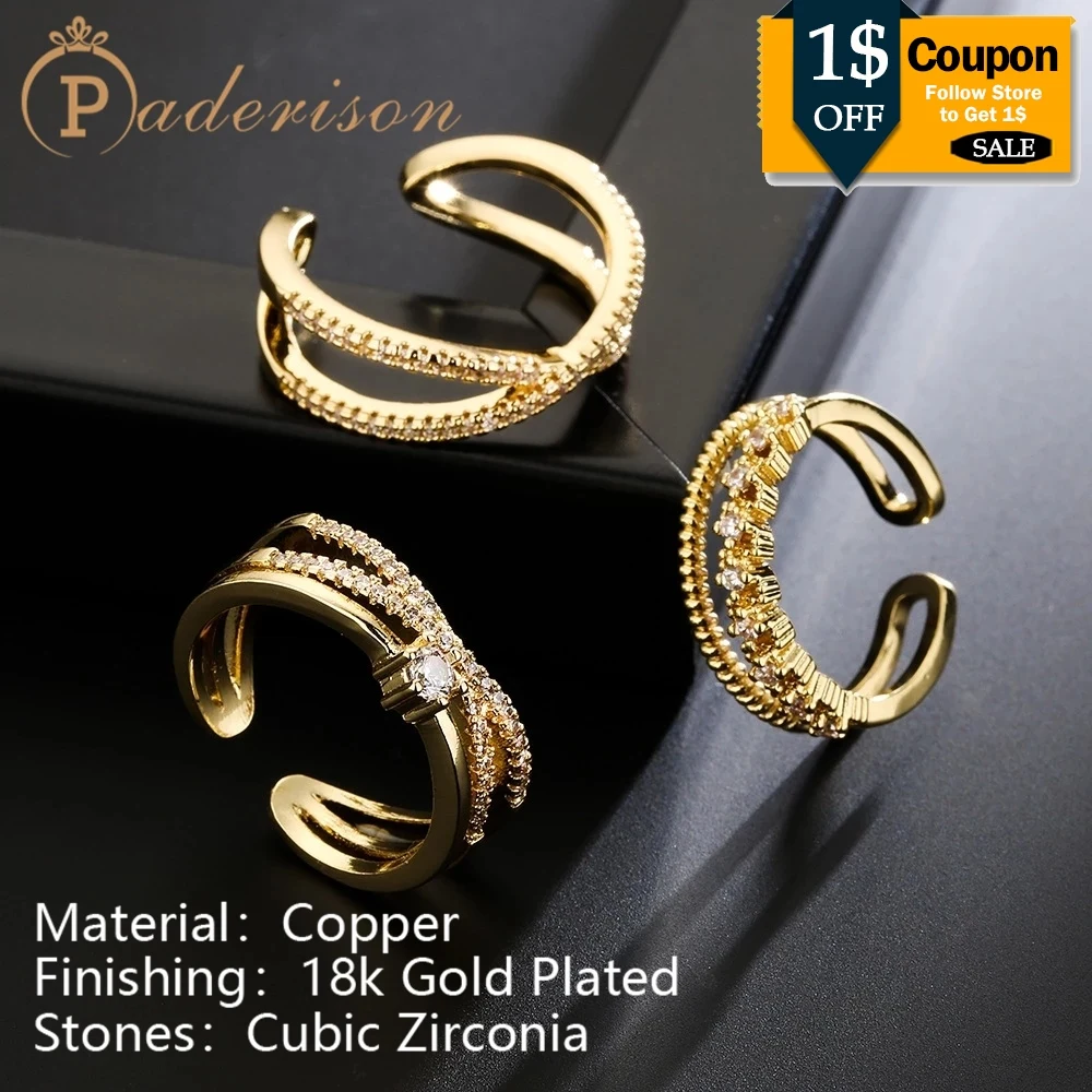 Fashion Luxury 18K Gold-Plating Circle Cross Rings For Women Geometric Opening Adjustable Copper Zircon Ring Party Wedding Gift 
Fashion Luxury 18K Gold-Plating Circle Cross Rings For Women Geometric Opening Adjustable Copper Zircon Ring Party Wedding Gift