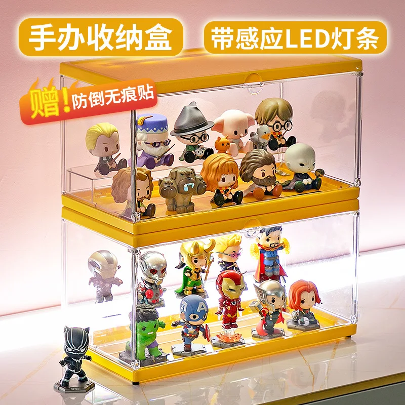 Blind Box Handmade Transparent Storage Box Toy Model Display Shelf Layered Bubble Matt Handmade Display Box With Light
Blind Box Handmade Transparent Storage Box Toy Model Display Shelf Layered Bubble Matt Handmade Display Box With Light