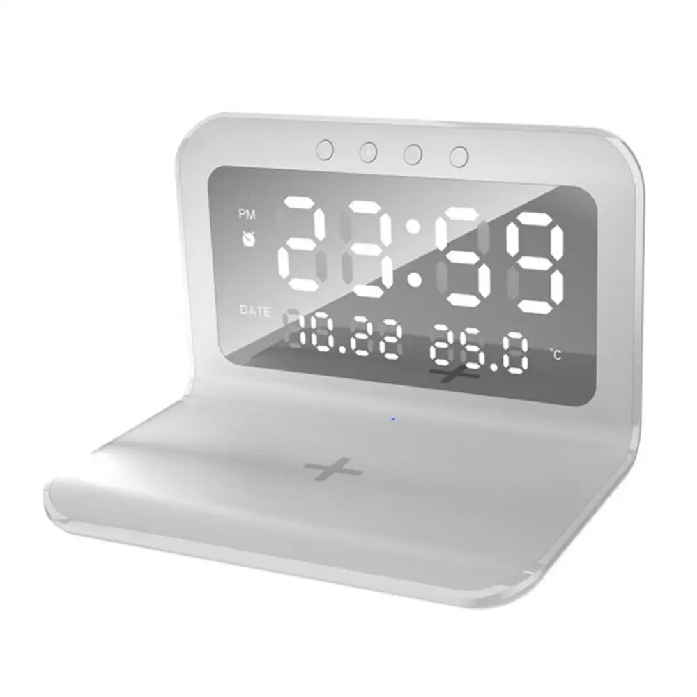Thermometer Phone Wireless Charger Multi-function 15w Wireless Charging Alarm Clock 15w Phone Wireless Charger 3 In 1
Thermometer Phone Wireless Charger Multi-function 15w Wireless Charging Alarm Clock 15w Phone Wireless Charger 3 In 1