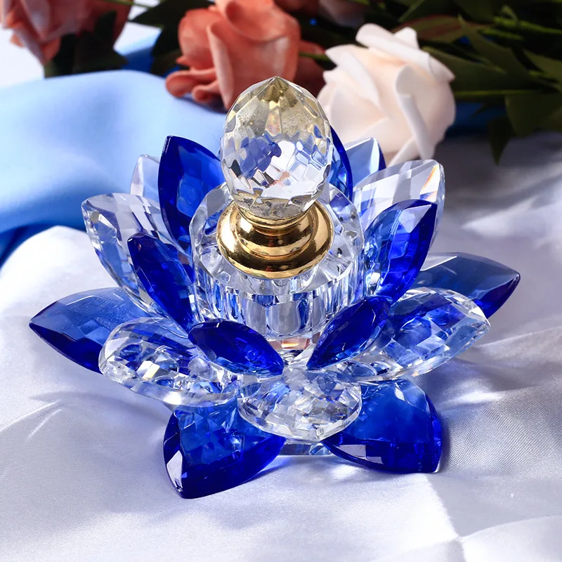 Crystal Perfume Bottles Empty Lotus Flower Figurines Retro Refillable Glass Perfume Bottle Gifts for Women
Crystal Perfume Bottles Empty Lotus Flower Figurines Retro Refillable Glass Perfume Bottle Gifts for Women