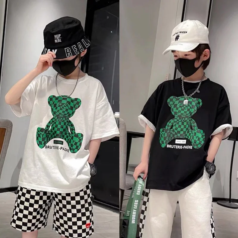 Boys And Girls Short-sleeved Bottoming Shirts Spring And Summer Middle-aged Children's T-shirt Children's Clothing
Boys And Girls Short-sleeved Bottoming Shirts Spring And Summer Middle-aged Children's T-shirt Children's Clothing
