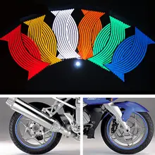 Wheel Stickers Reflective Rim Stripe Tape Bike Motorcycle For Fz1 Yamaha Honda Pcx 125 Accessories Honda Vfr 800 Vtec Nmax 125