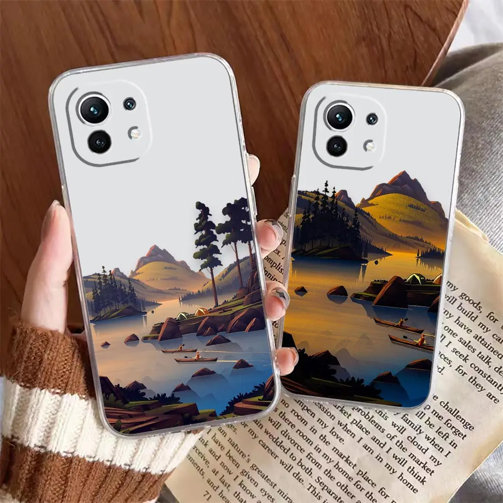 Clear Case For Xiaomi 12 11 11T 10T LITE M4 M3 X4 X3 PRO NFC GT 5G Redmi 10 10X 10A 9T 4G Case Art Hand Painted Mountain Scenery
Clear Case For Xiaomi 12 11 11T 10T LITE M4 M3 X4 X3 PRO NFC GT 5G Redmi 10 10X 10A 9T 4G Case Art Hand Painted Mountain Scenery
