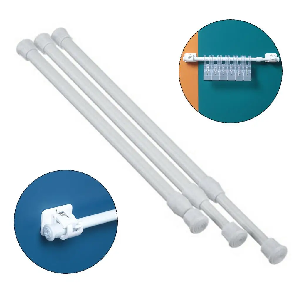 Multi Purpose Spring Loaded Extendable Sticks Telescopic Net Voile Tension Curtain Rail Pole Net Rods Curtain Telescopic Pole
Multi Purpose Spring Loaded Extendable Sticks Telescopic Net Voile Tension Curtain Rail Pole Net Rods Curtain Telescopic Pole