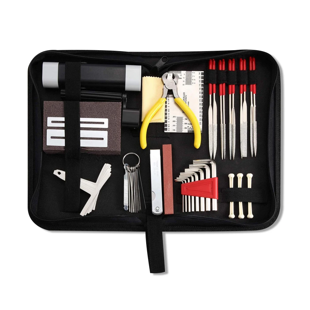 Multifunction Acoustic Guitar Repairing Tool Kit String Instrument Bass Maintenance Nut File Musician Professional Tool Set
Multifunction Acoustic Guitar Repairing Tool Kit String Instrument Bass Maintenance Nut File Musician Professional Tool Set
