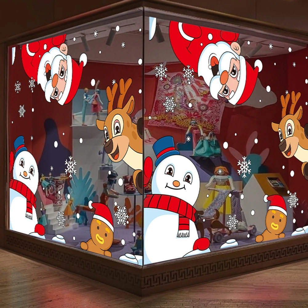 Window Sticker Wall Stickers Glass Sticker Removable Snowflake Santa Elk Traceless Transparent Environmentally Friendly
Window Sticker Wall Stickers Glass Sticker Removable Snowflake Santa Elk Traceless Transparent Environmentally Friendly