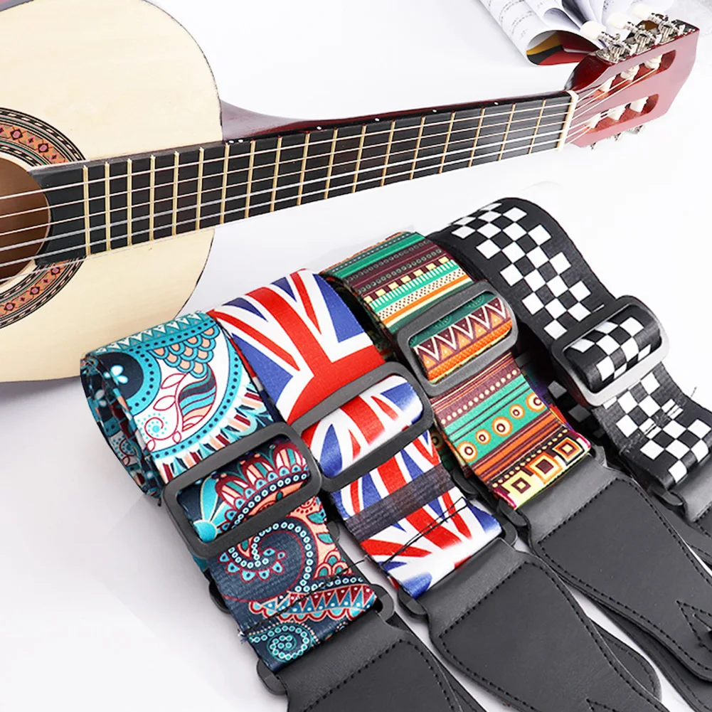 Guitar Strap For Acoustic Electric Guitar And Bass Multi-Color Guitar Adjustable Colorful Sponge Nylon Guitar Straps
Guitar Strap For Acoustic Electric Guitar And Bass Multi-Color Guitar Adjustable Colorful Sponge Nylon Guitar Straps