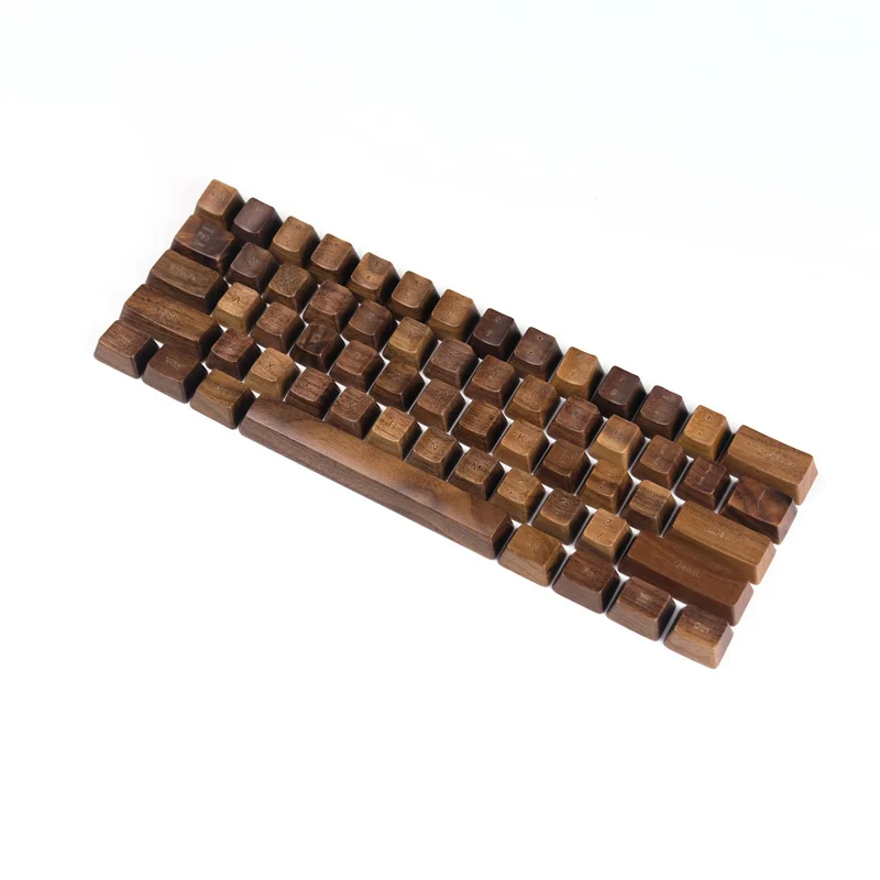 Walnut Wooden Keycaps Original Design Artisan Keycap OEM Profile For Cross Shaft Cherry Mx Switch Mechanical Keyboard
Walnut Wooden Keycaps Original Design Artisan Keycap OEM Profile For Cross Shaft Cherry Mx Switch Mechanical Keyboard