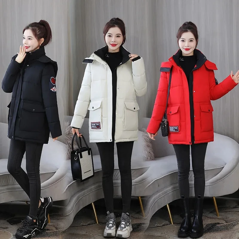 2023 Safari Style Parkas Women Coat Winter Cotton-padded Jacket Students Outerwear Fashion Hooded Thicken Overcoat Female Coats
2023 Safari Style Parkas Women Coat Winter Cotton-padded Jacket Students Outerwear Fashion Hooded Thicken Overcoat Female Coats