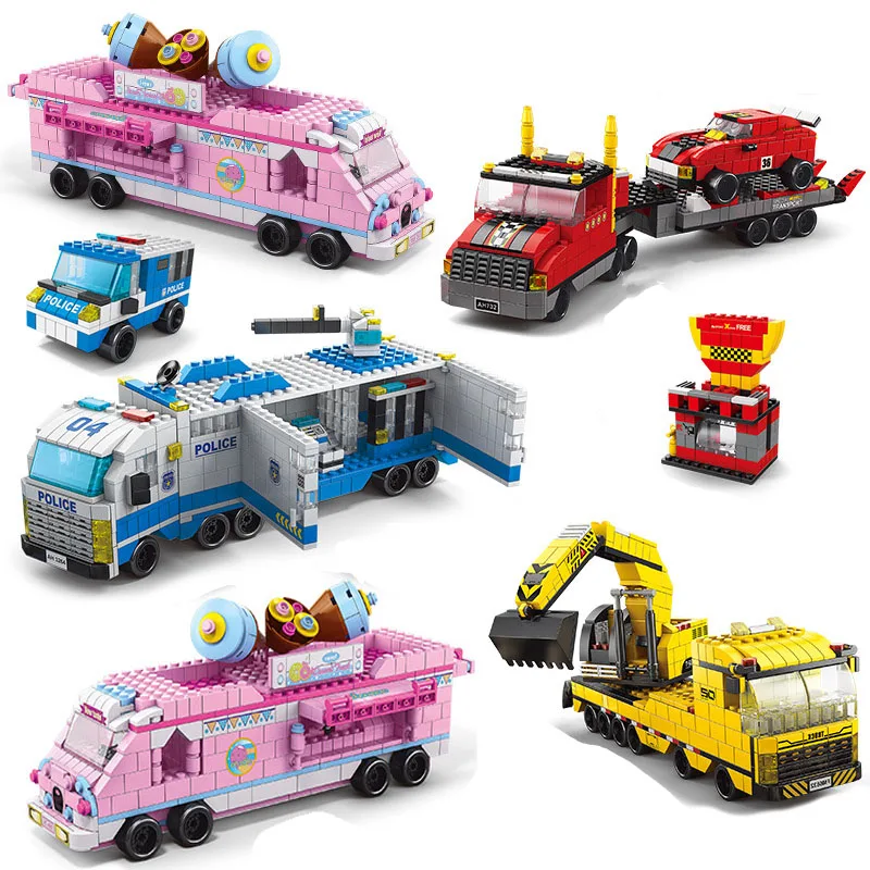 1000PCS City Life Transportation Car Model Building Blocks Fire Truck Bus Ambulance Engineering Vehicle Children Assembled Toys
1000PCS City Life Transportation Car Model Building Blocks Fire Truck Bus Ambulance Engineering Vehicle Children Assembled Toys