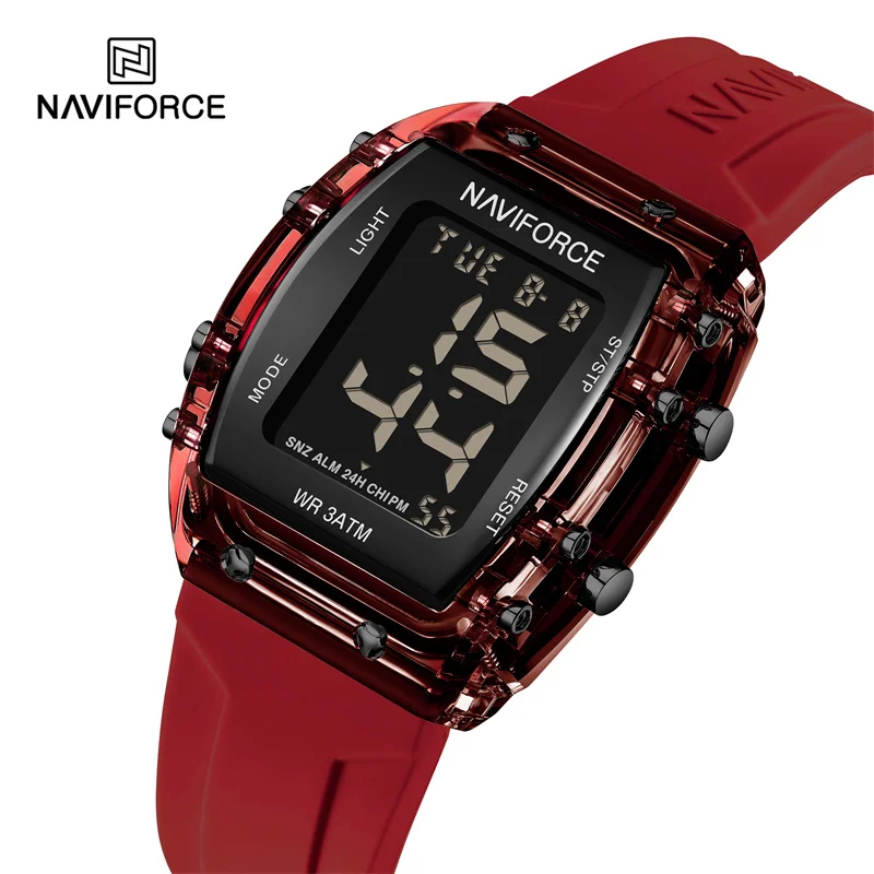 NAVIFORCE модные часы для женщин водонепроницаемые электронные квадратные наручные часы спортивные цифровые светодиодные светящиеся часы Relogio Feminino
NAVIFORCE модные часы для женщин водонепроницаемые электронные квадратные наручные часы спортивные цифровые светодиодные светящиеся часы Relogio Feminino