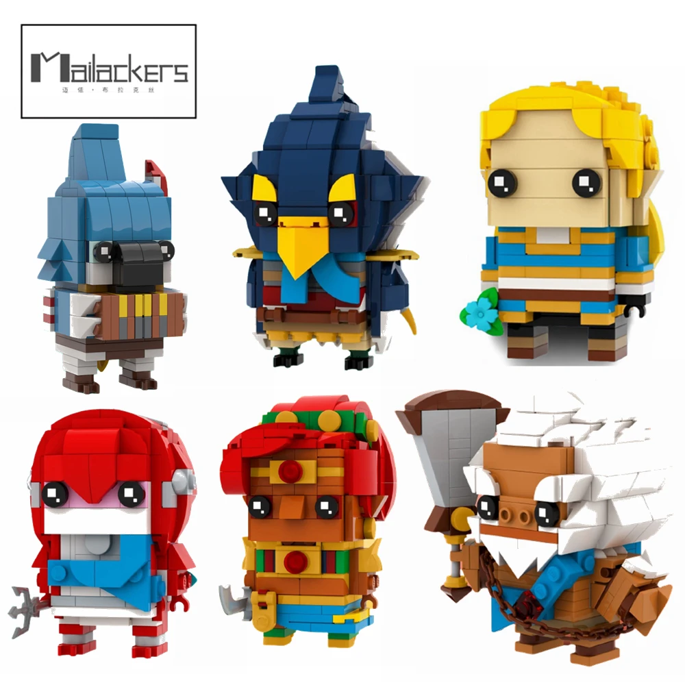 Mailackers Zeldaing Wild Breathing Link Kass Bird Mipha Urbosa фигурки MOC набор строительных блоков наборы игрушек для детей подарочная игрушка для детей
Mailackers Zeldaing Wild Breathing Link Kass Bird Mipha Urbosa фигурки MOC набор строительных блоков наборы игрушек для детей подарочная игрушка для детей
