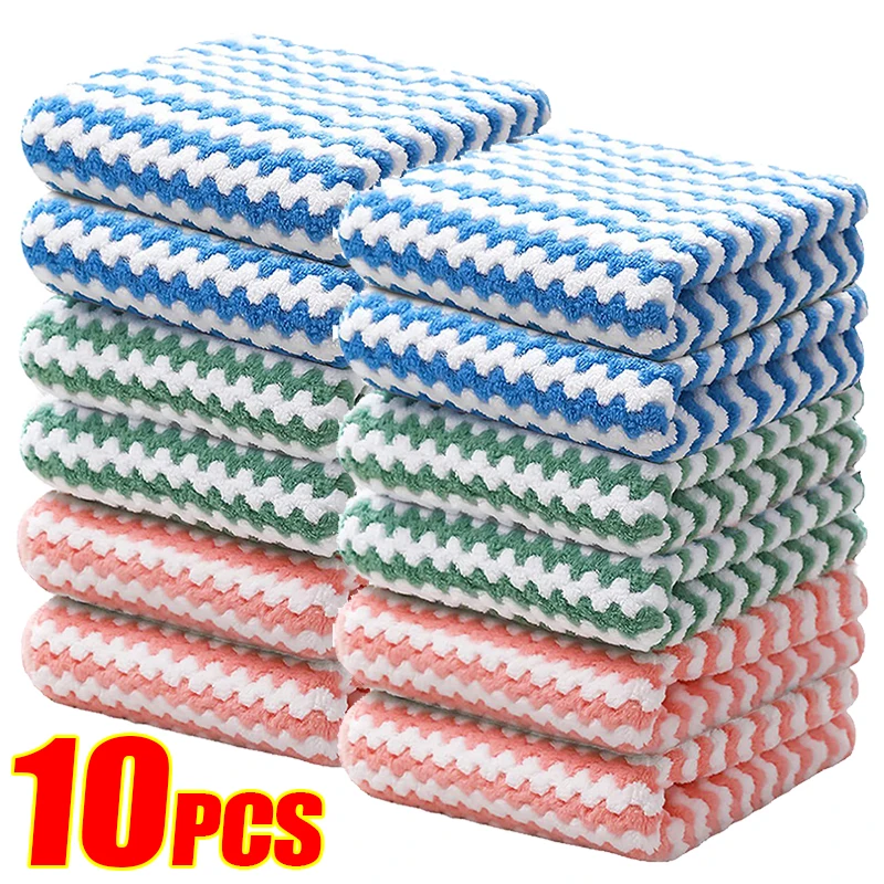10/5/3/1pcs Coral Fleece Dishcloths Super Absorbent Cleaning Cloth Washing Rag Towels Household Kitchen Wet and Dry Scouring Pad
10/5/3/1pcs Coral Fleece Dishcloths Super Absorbent Cleaning Cloth Washing Rag Towels Household Kitchen Wet and Dry Scouring Pad