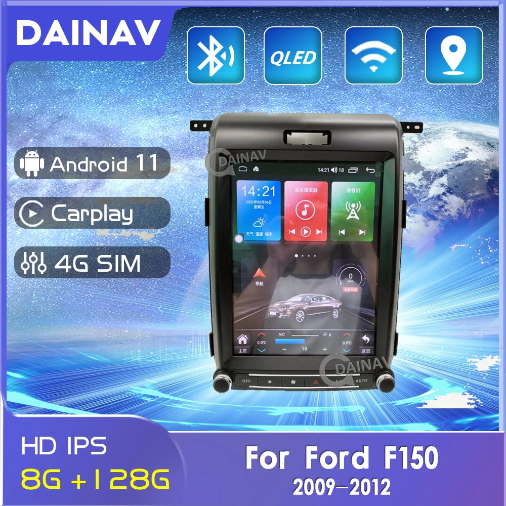Tesla screen Car audio radio For Ford F150 2009 2010 2011 2012 Car stereo multimedia player head unit tape recorder GPS CARPLAY
Tesla screen Car audio radio For Ford F150 2009 2010 2011 2012 Car stereo multimedia player head unit tape recorder GPS CARPLAY