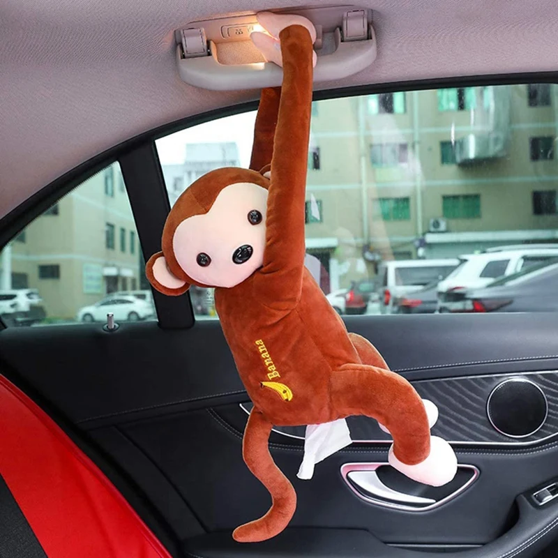 Creative Monkey Tissue Box Cartoon Tissue Cover Paper Holder Napkin Box Paper Storage for Car Home Bathroom Chair Back Carton
Creative Monkey Tissue Box Cartoon Tissue Cover Paper Holder Napkin Box Paper Storage for Car Home Bathroom Chair Back Carton