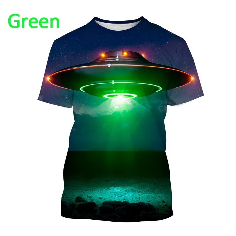 Summer Latest Alien 3D Printing UFO Men And Women Fashion Casual T-shirt Loose And Breathable Soft And Comfortable Tee
Summer Latest Alien 3D Printing UFO Men And Women Fashion Casual T-shirt Loose And Breathable Soft And Comfortable Tee