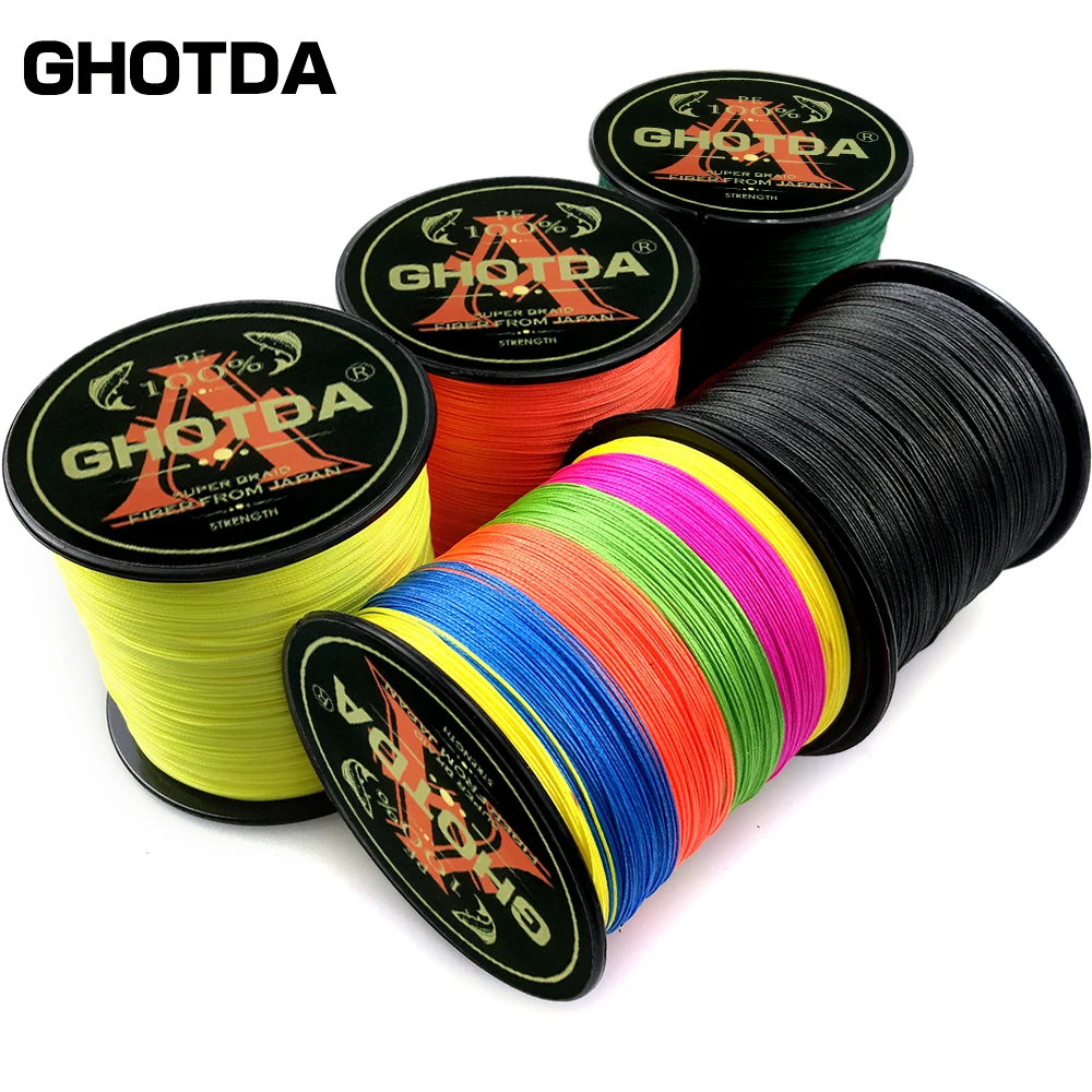 GHOTDA Line Fishing Strong Saltwater PE Line 10 12 18 28 35 40 50 60 80 100 120LB 300M Braided 4 Strands PE Wire Multifilament
GHOTDA Line Fishing Strong Saltwater PE Line 10 12 18 28 35 40 50 60 80 100 120LB 300M Braided 4 Strands PE Wire Multifilament