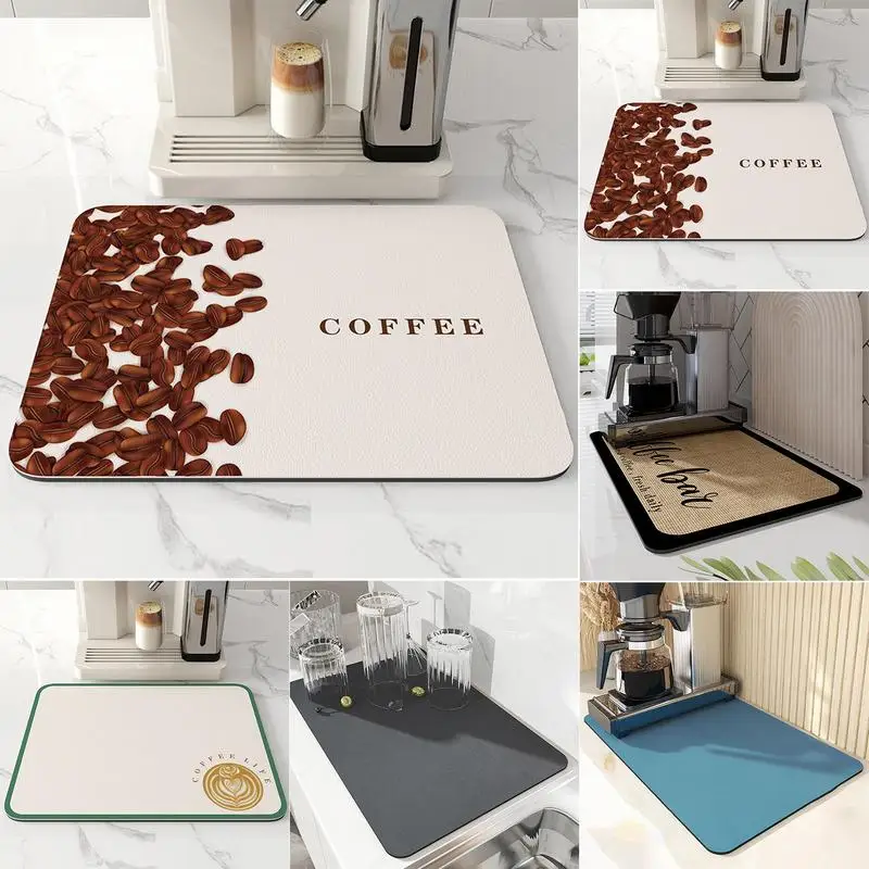 Coffee Maker Mat Non-slip Drying Mat For Kitchen Counter Coffee Bar Accessories Bottom Rubber Pattern For Kitchen Counter Bar
Coffee Maker Mat Non-slip Drying Mat For Kitchen Counter Coffee Bar Accessories Bottom Rubber Pattern For Kitchen Counter Bar