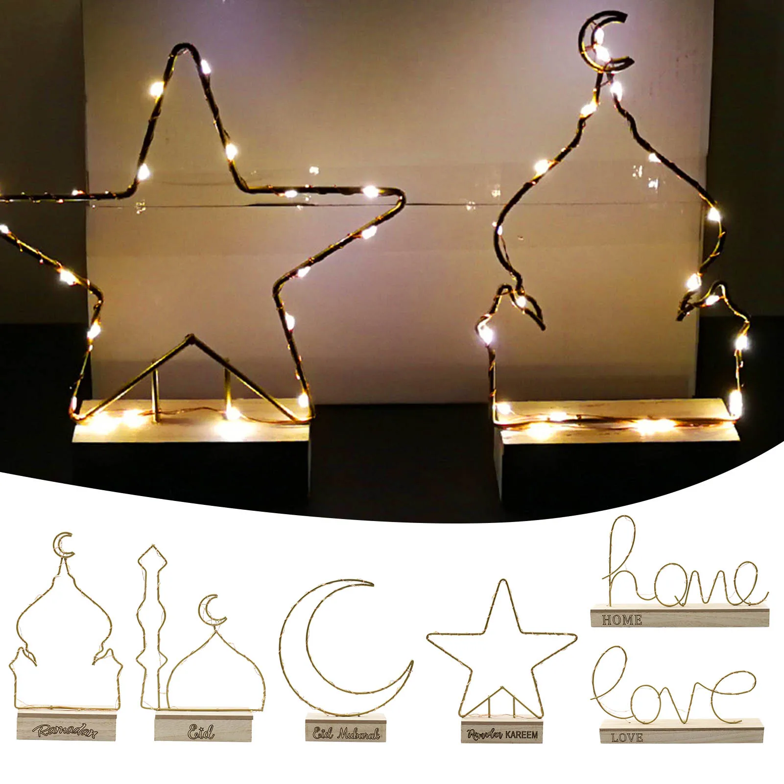 Ramadan Wooden Table Decorative Crafts 2022 New Eid Hollow Wooden Moon Star Tabletop Ornaments With Lights For Eid Mubarak
Ramadan Wooden Table Decorative Crafts 2022 New Eid Hollow Wooden Moon Star Tabletop Ornaments With Lights For Eid Mubarak